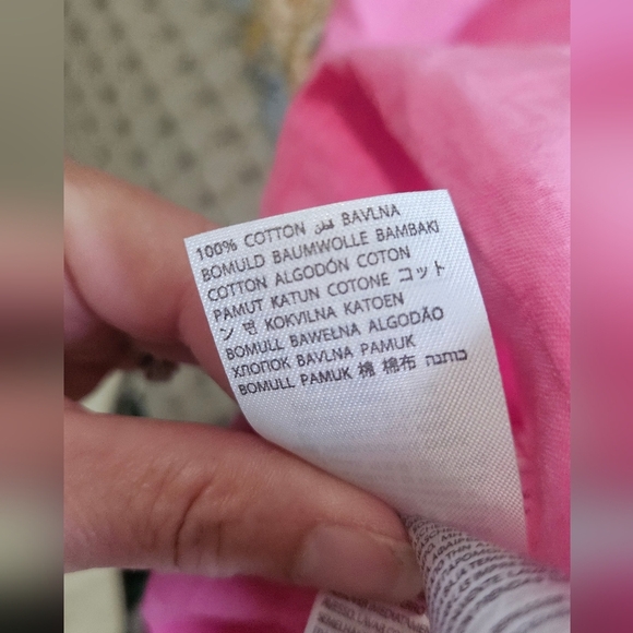 EDIKTED 100% Cotton Side Gathered Wrap Style Mini Skirt In Hot Pink. Size S NWT - Picture 5 of 12